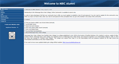 Desktop Screenshot of mbicalumni.dubeys.net